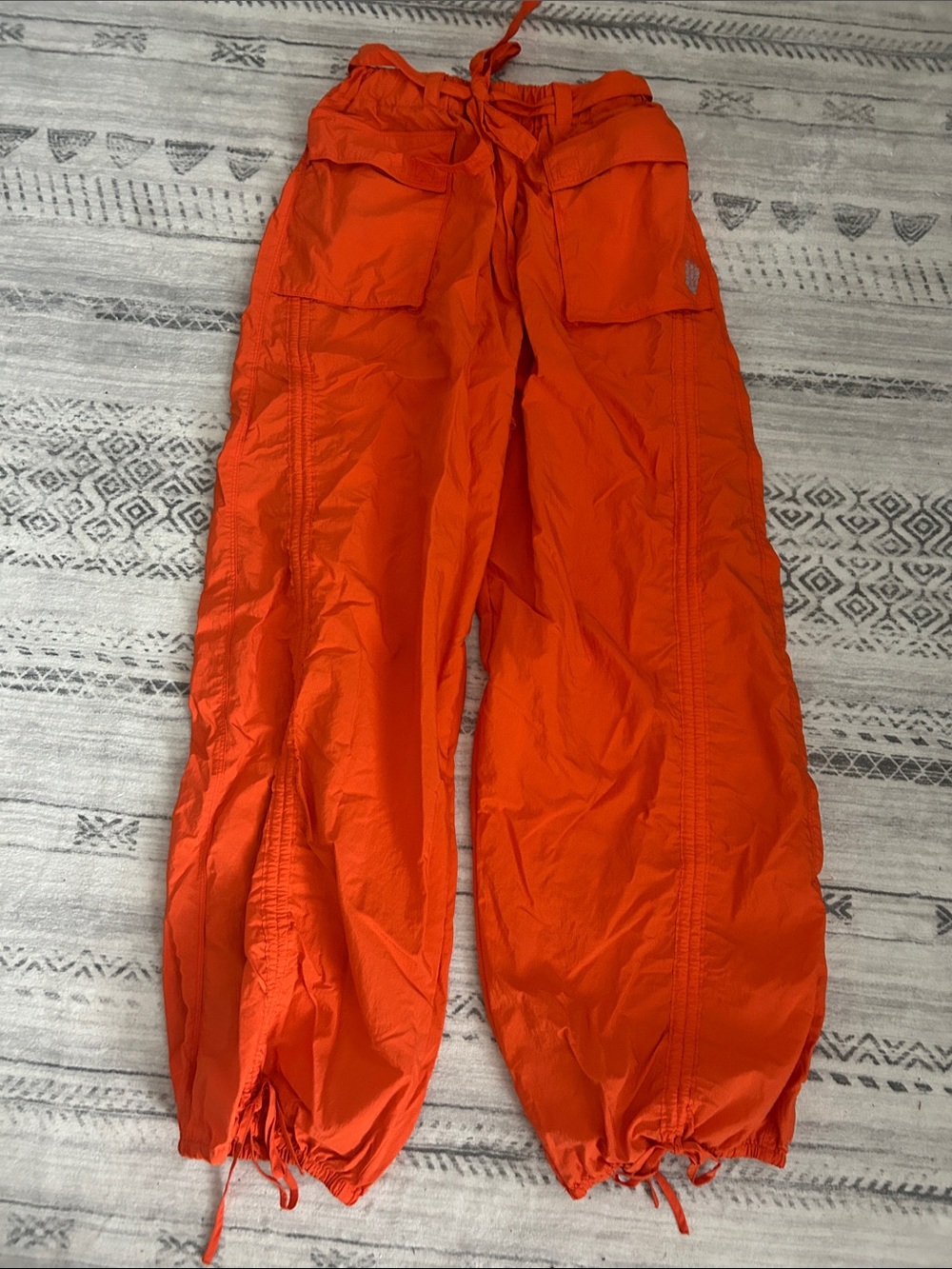 EUC Free People Movement Cargo Pants with leg drawstrings